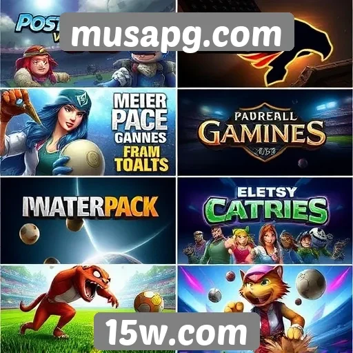 Comparativo entre jogos populares no Musapg.com